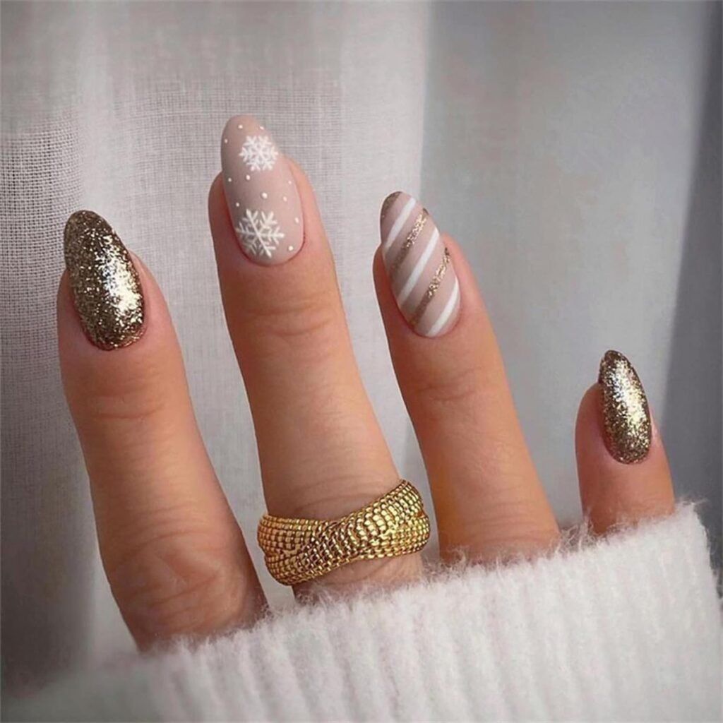 Matte Christmas Nails